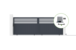 Automatic sliding gate 4m NEVIS H.140cm + motor RANGER C300 main_image