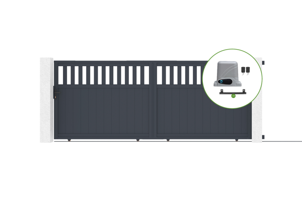 Automatic sliding gate 4m SANTIS H.160cm + motor RANGER C300 main image