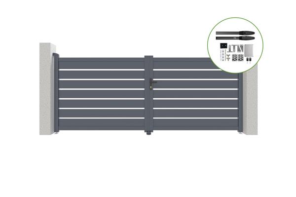 Automatic swing gate 3,5m VOGEL H.140cm + motor HICKER B200 main image