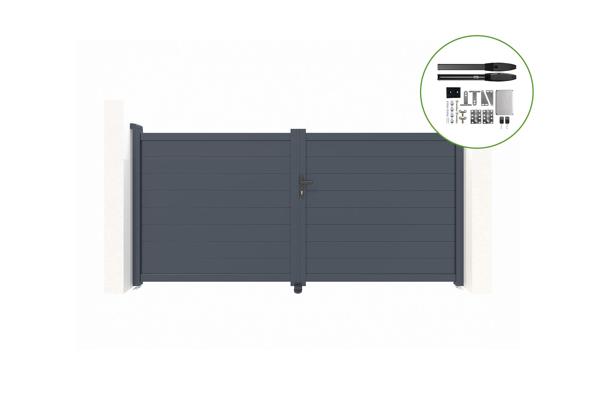 Automatic swing gate 3m EIGER H.140cm + motor HICKER B200 main image