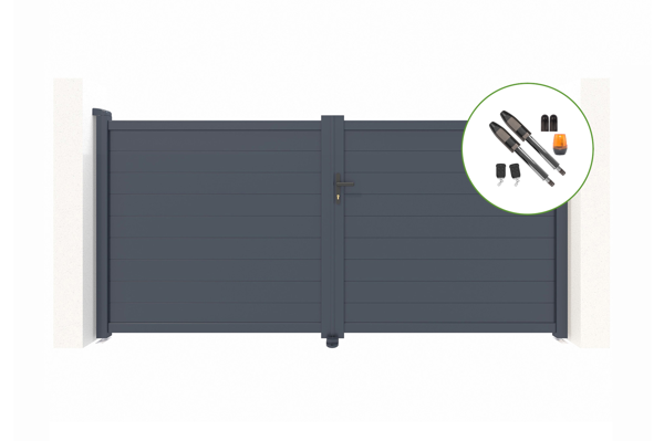 Automatic swing gate 3m EIGER H.160cm + motor TANKER B700 main image