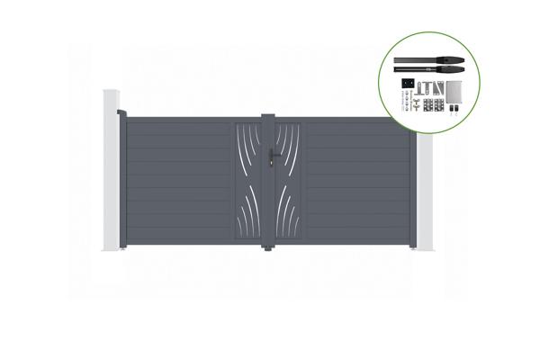 Automatic swing gate 3,5m VELETA H.160cm + motor HICKER B200 main image