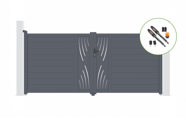 Automatic swing gate 3,5m VELETA H.160cm + motor TANKER B700 main image