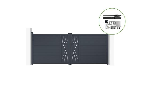 Automatic swing gate 3,5m VELETA H.140cm + motor HICKER B200 main image