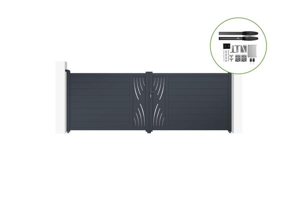 Automatic swing gate 4m VELETA H.140cm + motor HICKER B200 main image