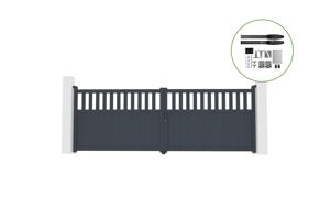 Automatic swing gate 4m SANTIS H.140cm + motor HICKER B200 main_image