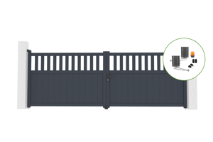 Automatic swing gate 4m SANTIS H.140cm + motor BUNKER B500 main_image