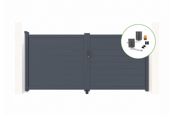 Automatic swing gate 3m EIGER H.140cm + motor BUNKER B500 main image