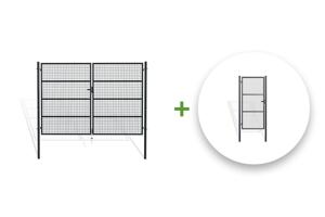 Pakke OLGA 300B200 mesh svinglåge + 1m GRÅ låge main_image
