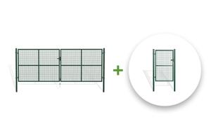 Pack OLGA 400B150 gaasdraaipoort + 1m GROENE poort main_image