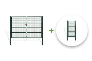 Mesh gate 3m RAZO H.200cm + side gate 1m RAZO H.200cm green main_image