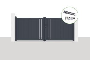 Electric swing gate 3,5x1,4m GIONA + motor RANGER B150 main_image