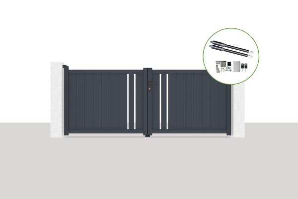 Brama skrzydłowa elektryczna 3x1,2m GIONA + napęd RANGER B150 main image