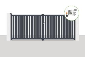 Electric swing gate 4x1,6m VEYMONT + motor TANKER B250 main_image