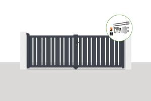 Electric swing gate 3,5x1,2m VEYMONT + motor TANKER B250 main_image