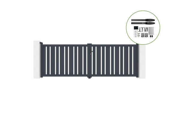 Electric swing gate 3,5x1,2m VEYMONT + motor HICKER B200 main image