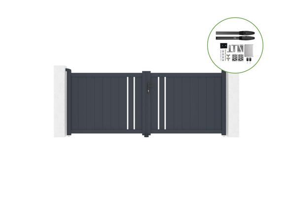 Brama skrzydłowa elektryczna 3x1,2m GIONA + napęd HICKER B200 main image