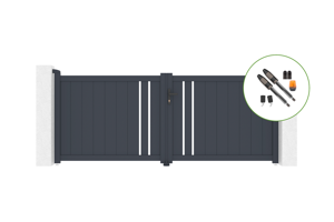 Electric swing gate 3,5x1,6m GIONA + motor TANKER B700 main_image