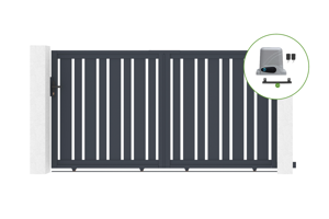 Electric sliding gate 3m VEYMONT H.160cm + motor RANGER C300 main_image