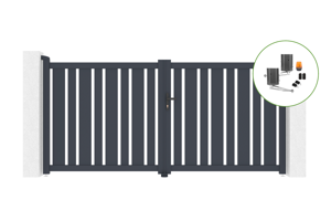 Electric swing gate 3x1,4m VEYMONT + motor BUNKER B500 main_image