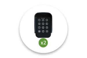 Set of 2 electric gate keypad TOUCH + main_image