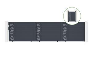 Sliding gate kit 6m ARLBERG H.140cm + side gate ARLBERG H.140cm grey main_image