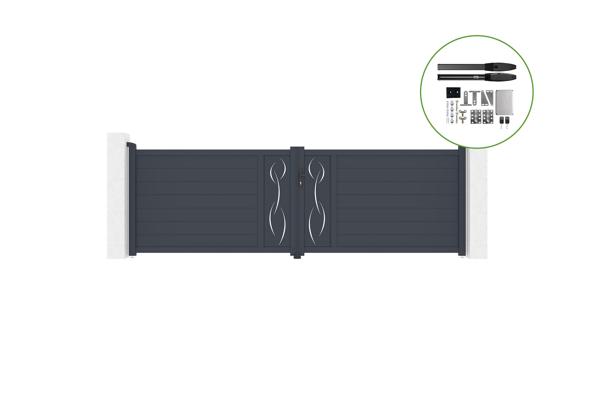 Swing gate 4m LIFE H.120cm + motor HICKER B200 main image