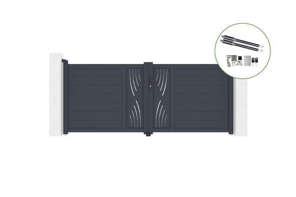 Kääntöportti 3m VELETA K.120cm alumiini + RANGER B150 moottorointi main image