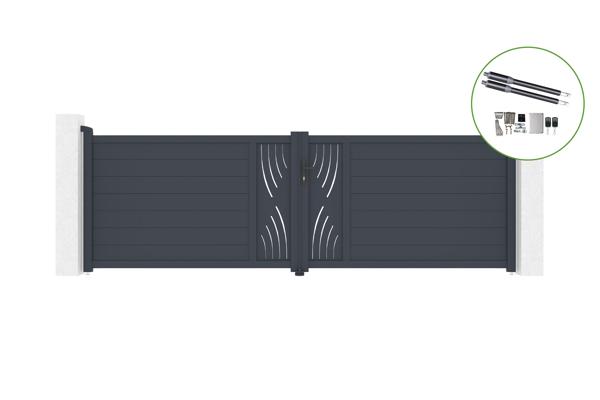 Kääntöportti 4m VELETA K.120cm alumiini + RANGER B150 moottorointi main image