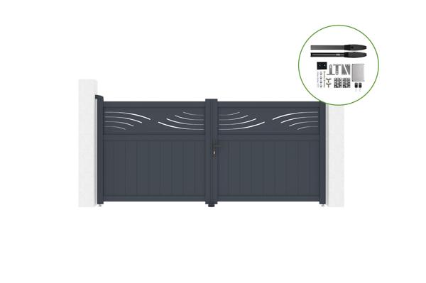 Swing gate 3,4m HALTI H.140cm + motor HICKER B200 main image