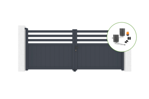 Swing gate 3,4m NEVIS H.140cm + motor BUNKER B500 main_image