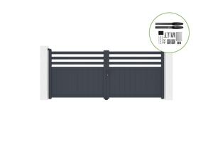 Swing gate 3,4m NEVIS H.140cm + motor HICKER B200 main_image