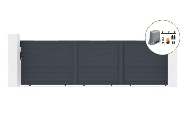 Sliding gate kit 5m EIGER H.140cm + motor TANKER C600 main image