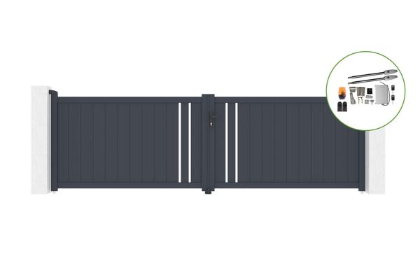 Kääntöportti 4m GIONA H.120cm alumiini + TANKER B250 moottorointi main image