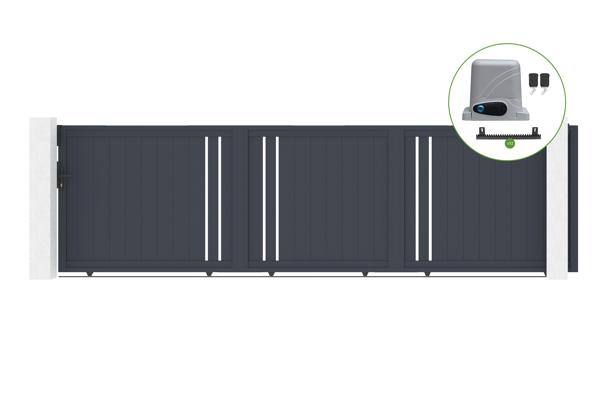Puerta corredera exterior​ 5m GIONA Alt.140cm + Automatismo RANGER C300 main image