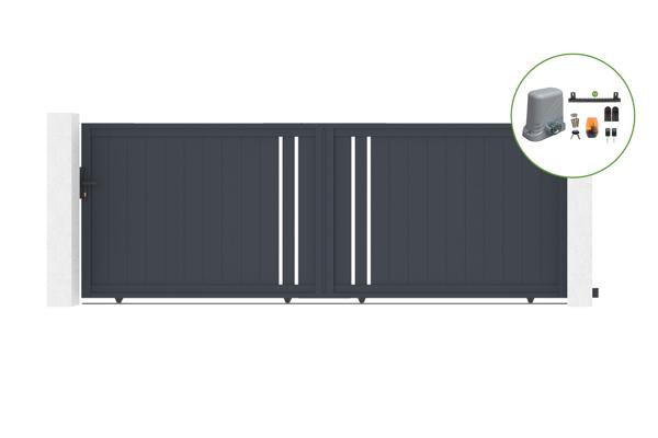 Puerta corredera exterior​ 4m GIONA Alt.140cm + Automatismo TANKER C600 main image