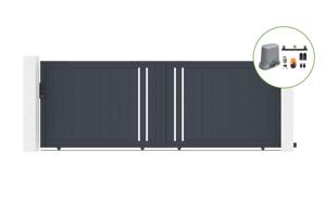 Schuifpoort 4m GIONA H.140cm aluminium + TANKER C600 motorisering main_image