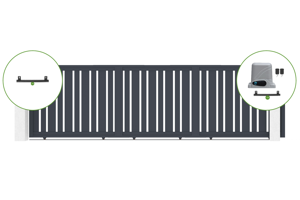 Sliding gate kit 5m VEYMONT H.140cm + motor RANGER C300 main_image