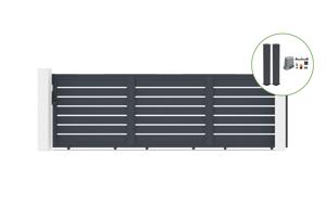 Sliding gate kit 4,5m VOGEL H.140cm + 2 posts + motor TANKER C600 main_image