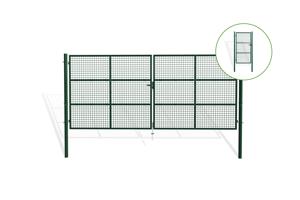 Cancello in rete metallica OLGA 4m H.180cm + Cancello verde OLGA 1m H.180cm main_image