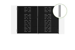 3m steel swing gate NALI ARLBERG H.200cm + 2 posts main_image