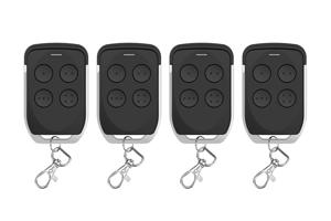 Set of 4 CLICK+ gate remote controls main_image