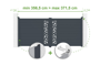 Portail battant ajustable en largeur 3,5m SUNNY H.160cm alu gris thumbnail 1