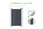 Portillon ajustable en largeur 1m ADULA H.180cm alu gris thumbnail 1