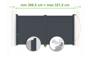 Adjustable swing gate width 3m CARPATIA H.180cm gray aluminum thumbnail 1