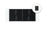 3m NALI VELETA steel swing gate H.140cm matt black + H.140cm black wicket gate thumbnail 1