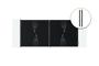 3m steel swing gate NALI VELETA H.140cm matt black + 2 steel posts thumbnail 1