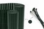 VISO double-sided PVC reed screen, 10m long x 1.8m high, green, with fasteners main_image thumbnail