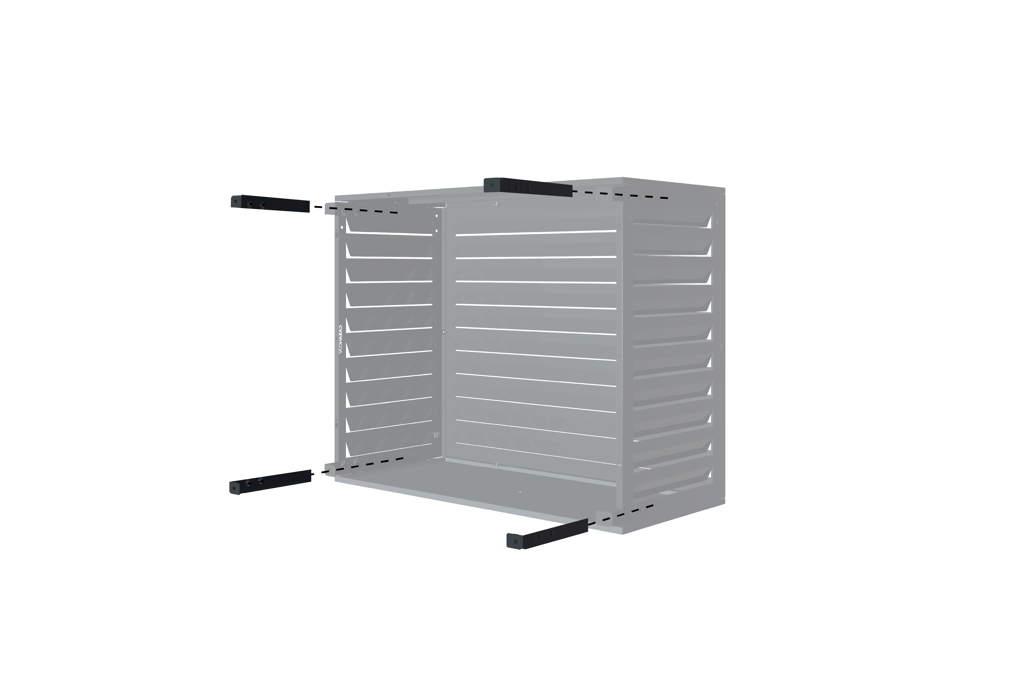 Cache clim acier Amaro avec face inférieure – Taille M 8