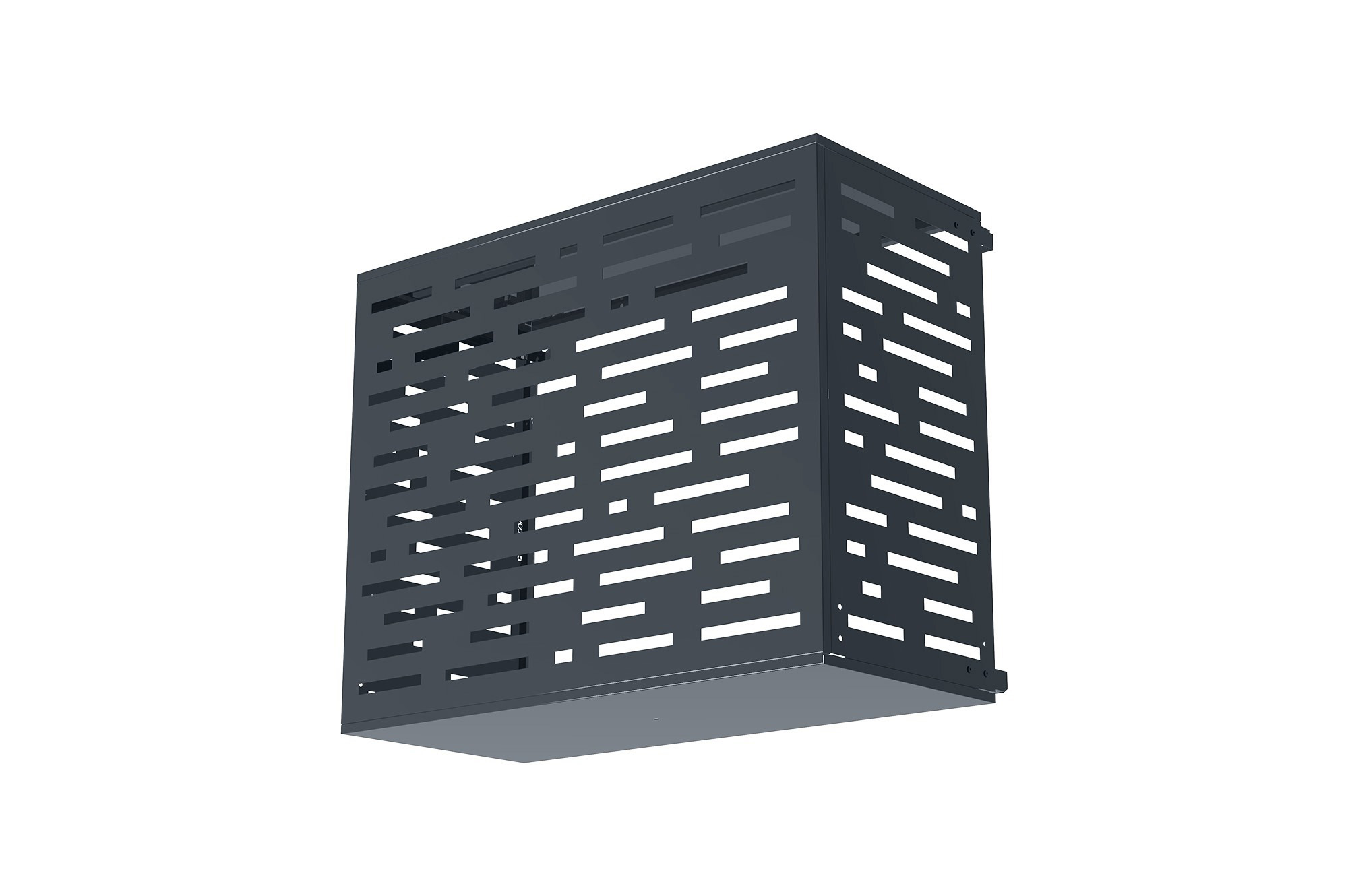 Arlberg Amaro stalen airconditionerhoes met bodemplaat – Maat M 13